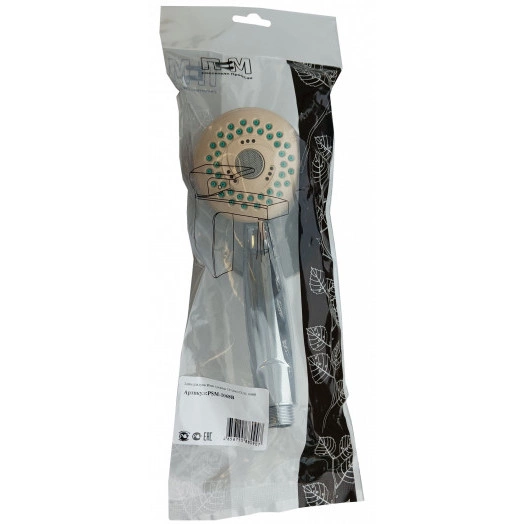 Лейка для душа 80мм 3 режима 1/2" ПСМ-1068B пакет