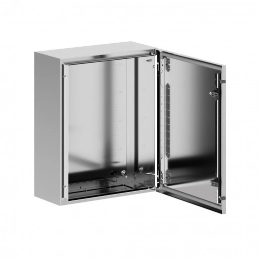 Корпус навесной STH с М/П, нержавеющая сталь AISI316, ВхШхГ 500x400x200 мм, с фланцем