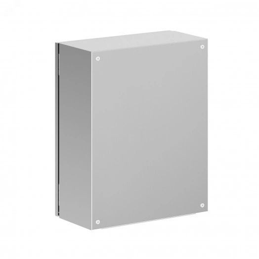 Корпус навесной STH с М/П, нержавеющая сталь AISI316, ВхШхГ 500x400x200 мм, с фланцем