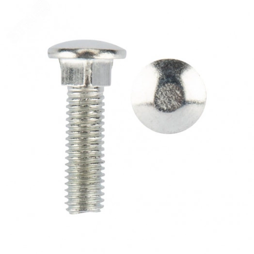 Болт мебельный DIN 603. 8х30 (25 шт/уп)