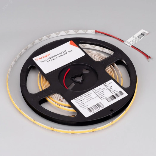 Лента COB-X544-8mm 24V Warm3000 (11.5 W/m, IP20, 5m) (Arlight, -)