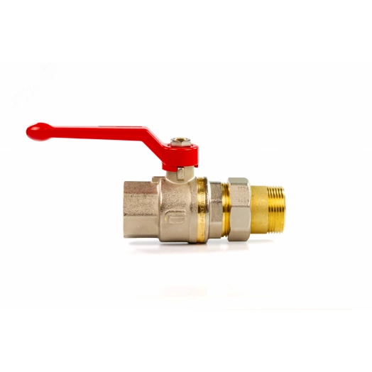 Кран шаровой BVR-CR спускной c наружной резьбой и насадкой под шланг PN10 DN 20 T от -20C +90 град материал корпуса латунь CW602N