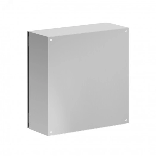 Корпус навесной STH с М/П, нержавеющая сталь AISI316, ВхШхГ 600x600x250 мм, с фланцем
