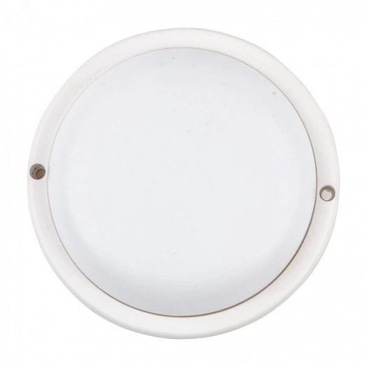 Светильник светодиодный влагозащищенный форма круг мощность 8 Вт цветовая температура 6500 К Диаметр 135 мм Корпус белый ULW-Q227 8W/6500К IP65 WHITE ТМ Volpe