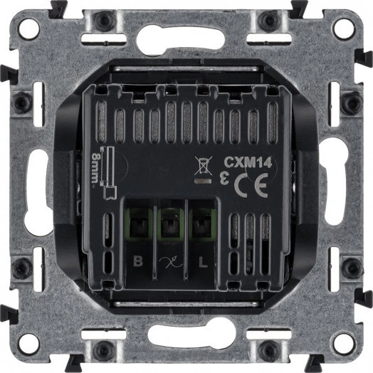 Valena LIFE Светорегулятор кнопочный универсальный 400Вт без нейтрали С лицевой панелью Белый