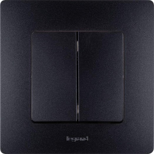 Рамка 1-м Etika антрацит Leg 672581