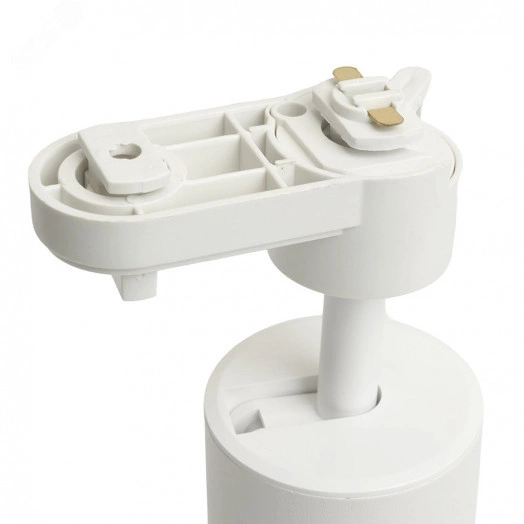 Светильник трековый на шинопровод ДПО GU10 без лампы IP40 белый серебро