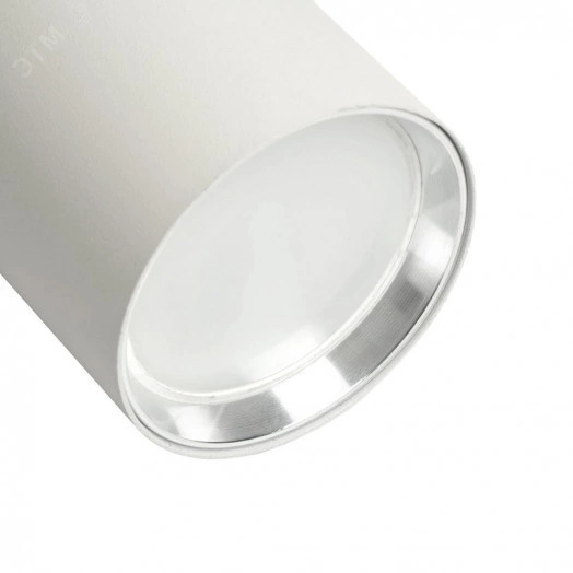 Светильник трековый на шинопровод ДПО GU10 без лампы IP40 белый серебро