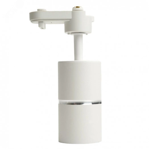 Светильник трековый на шинопровод ДПО GU10 без лампы IP40 белый серебро