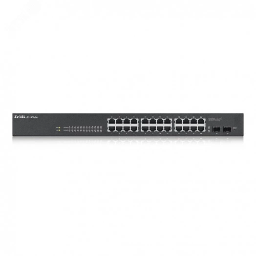 Коммутатор управляемый L2 24 порта. 100/1000 Мб/с. 2хSFP