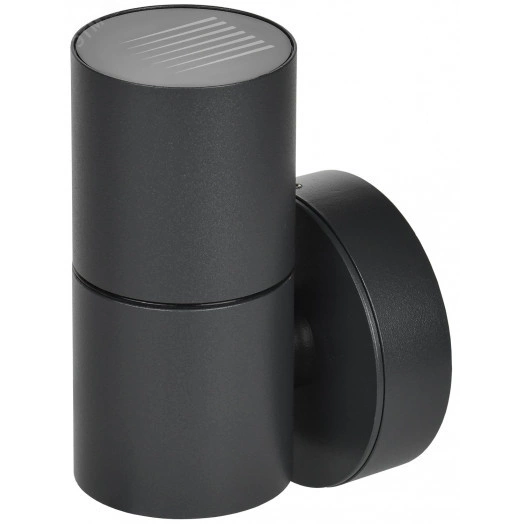 Светильник уличный 5112 настенный под лампу GU10 IP65 черный IEK