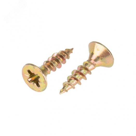 Саморез универсальный 4х16, желтый цинк, пакет (1000 шт/уп)