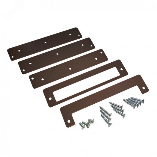 Комплект монтажный MK 400S-PS для крепления замка, коричневый