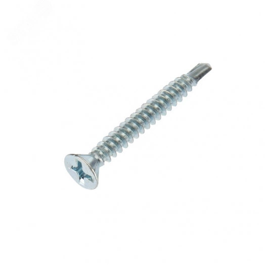 Саморез оконный сверло 3,9х32мм белый цинк (500 шт/уп)