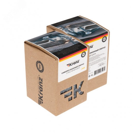 Саморез оконный сверло 3,9х32мм белый цинк (500 шт/уп)