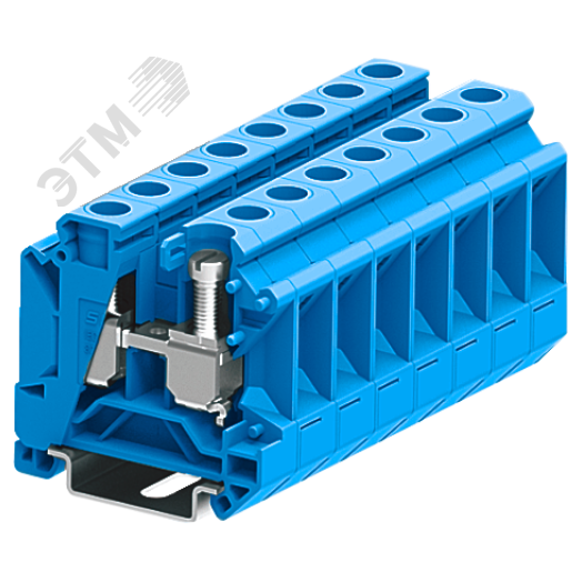 Клемма SUK 1-1 винтовая, сечение 16 мм. кв., синяя