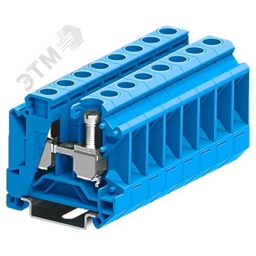Клемма SUK 1-1 винтовая, сечение 16 мм. кв., синяя