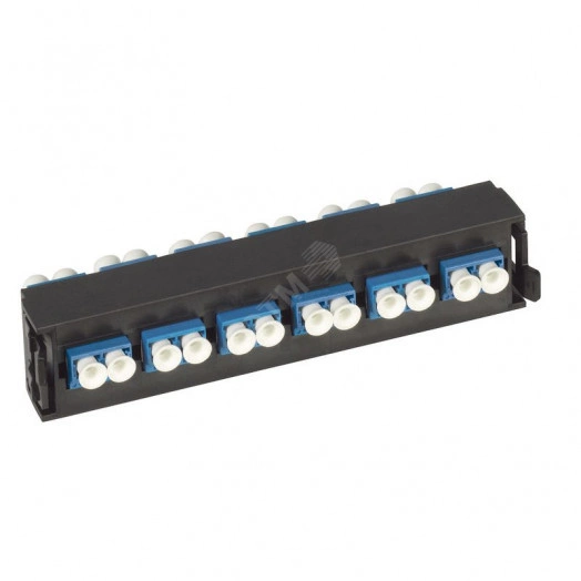 Вставка оптическая LC дуплекс для 12 одномодовых волокон