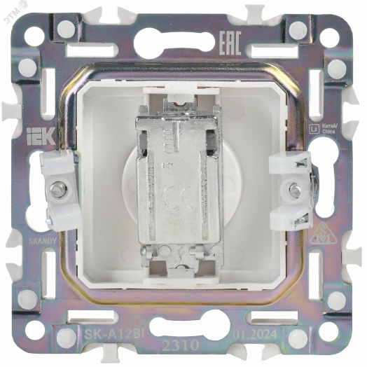 SKANDY Розетка TV оконечная SK-A12Bl черный IEK