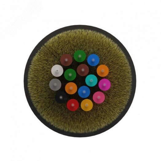 Кабель оптический IN/OUT. OM1. 62.5/125. 16 волокон. LSZH. черный