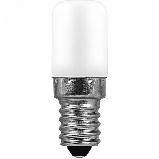 Лампа светодиодная LED 2вт Е14 теплый для холодильников