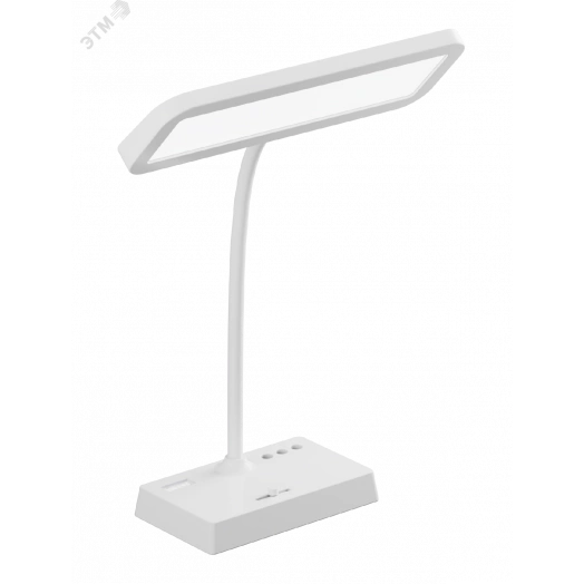 Светильник настольный светодиодный аккумуляторный 10 Вт Белый