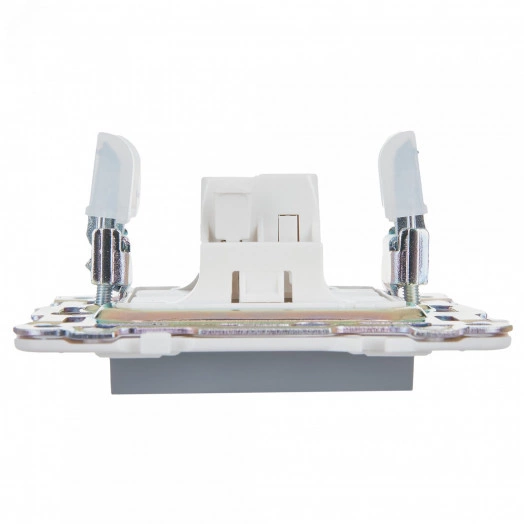 SKANDY Выключатель 1-клавишный кнопочный 10А SK-V14Gr серый IEK