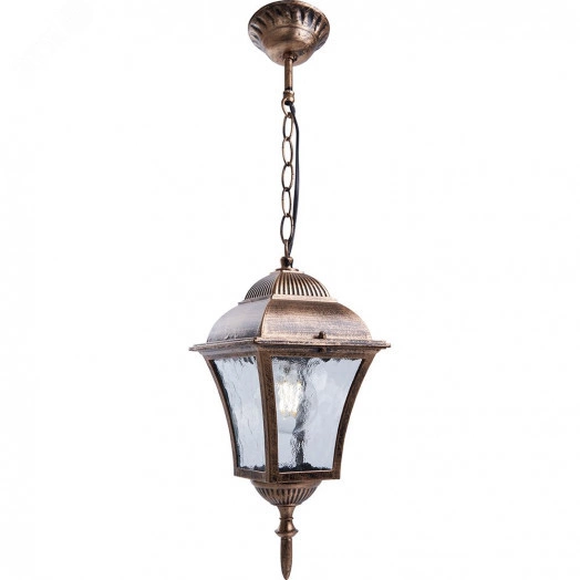 Светильник НСУ-60w цепь Е27 IP44 черное золото