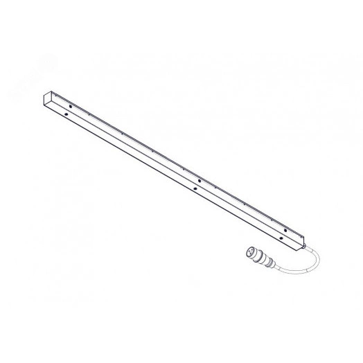 Блок распределения питания Uniprom. управляемый. 0U. 400В. 3Ф. 16A. 36xC13 6xC19. 3м кабель. IEC309