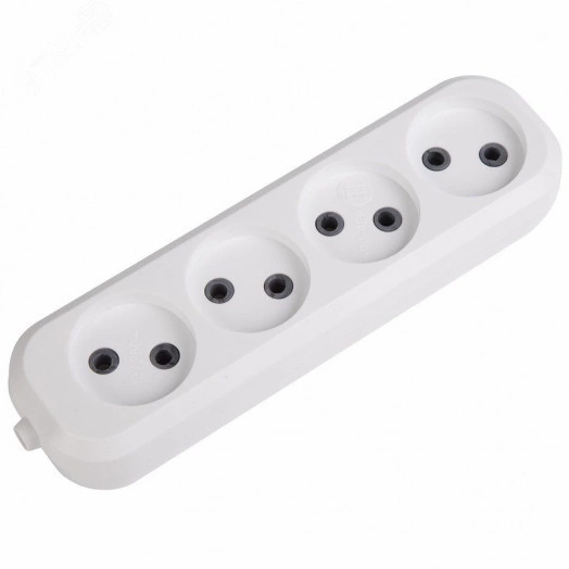 Колодка 4 гнезда без заземления
