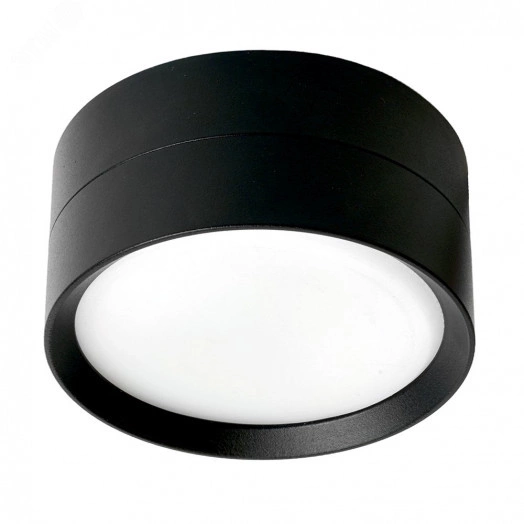 Светильник ДПО-12w GX53 без лампы черный