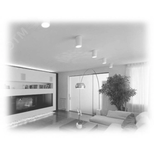 Светильник светодиодный ДПО-25w 4000K 1800Лм 100° IP20 белый