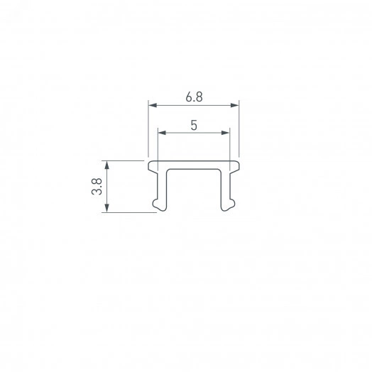 Экран SL-W7-10000 OPAL (Arlight, Пластик)