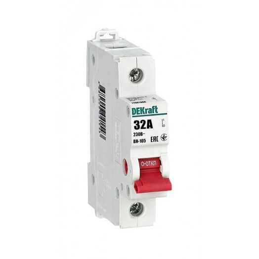 Выключатель-разъединитель 1Р 32А ВН-105