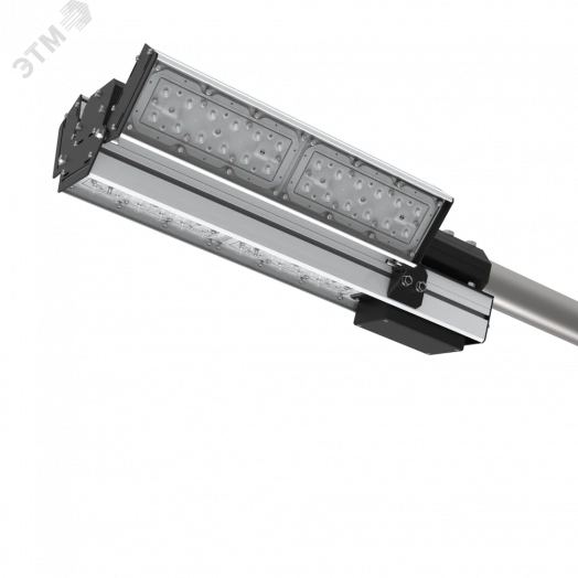 Светильник светодиодный для охранного периметра Cerberus 120 Вт консольный 4000 К IP67 RAL9005 черный