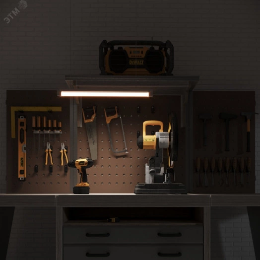 Лампа светодиодная LED 10 Вт 780 лм 4000К AC180-240В G13 трубка Т8 нейтральный стеклянная Basic Gauss