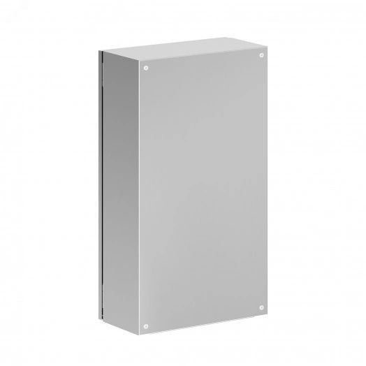 Корпус навесной STH с М/П, нержавеющая сталь AISI316, ВхШхГ 700x400x200 мм, с фланцем