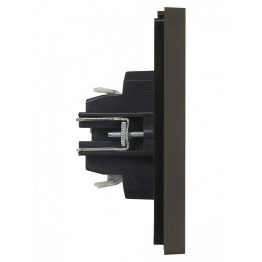 FORTE&PIANO Выключатель 1-клавишный с индикацией 10А FP302 серый IEK