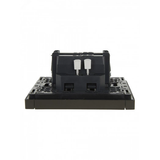 FORTE&PIANO Выключатель 1-клавишный с индикацией 10А FP302 серый IEK