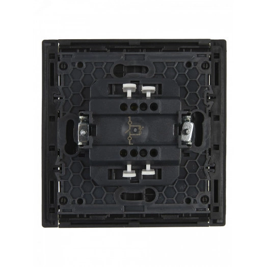 FORTE&PIANO Выключатель 1-клавишный с индикацией 10А FP302 серый IEK