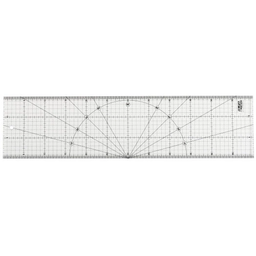 Линейка разметочная метрическая 150х600 мм