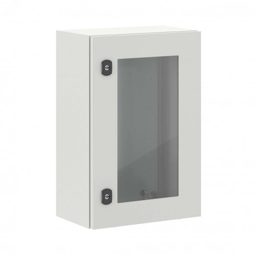 Щит монтажный ЩМП 600x400x250 мм STE с М/П с прозрачной дверью