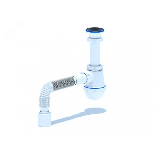 Сифон для мойки АНИ Грот 1 1/2' x 40 с гибкой трубой 40х50