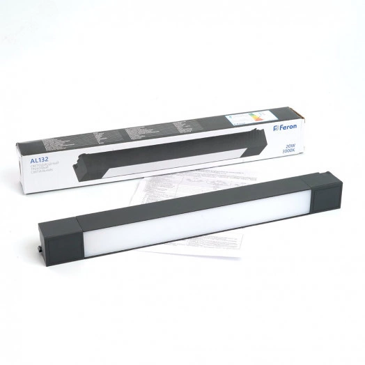 Светильник светодиодный трековый на шинопровод ДПО-20w 2700К 1400Лм черный