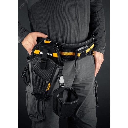 Кобура для дрели KH-5 с системой быстрого крепления, с дополнительным съёмным карманом