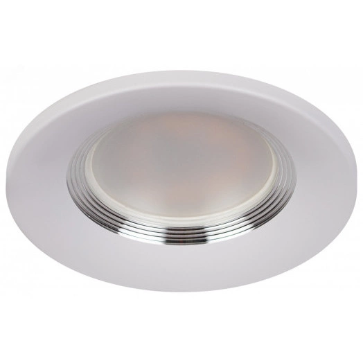 Светильник встраиваемый алюминиевый KL107 WH/SL MR16 GU5.3 белый серебро