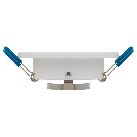 Светильник встраиваемый алюминиевый KL107 WH/SL MR16 GU5.3 белый серебро