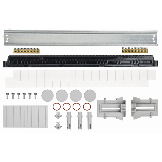 Корпус пластиковый навесной на 18 модулей КМПн-18 IP65 TEKFOR зеленая прозрачная дверь