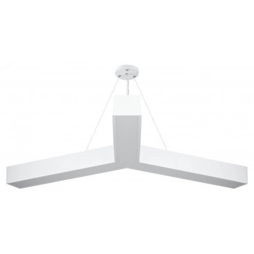 Светильник LED Geometria Igrek SPO-144-W-40K-066 66Вт 4000К 4000Лм IP40 1200*1200*80 белый подвесной драйвер внутри