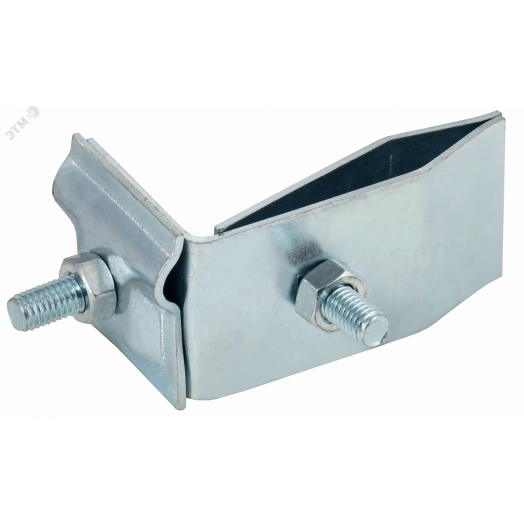 Держатель проводника круглого 6-10мм для фальца угловой h=70мм оцинкованная сталь HDZ IEK